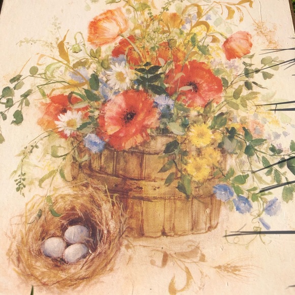 Vintage Wall Decor Vintage Floral Wood Wall Decor Poshmark
